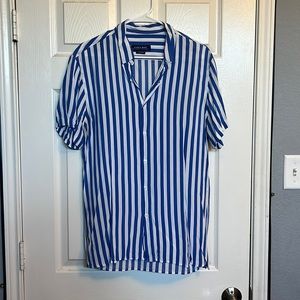 Zara man pinstripe shirt